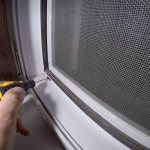 Cleaning the window drainage system