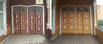 Doors before and after restoration