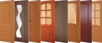 Doors with laminated coating