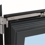 Photo: fittings in an aluminum window have a specific fastening