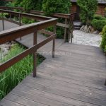 Terrace fencing: options made of wood, metal, polycarbonate