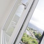 Windows in an apartment made of Rehau GENEO plastic profile