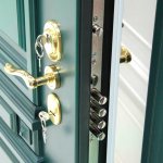 recoding iron entrance door locks