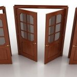 Размеры стандартных межкомнатных дверей с коробкой
