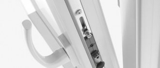 PVC door handle
