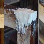 Шпаклевка дефектов деревянного окна