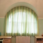 Curtains for Arched Windows in a Classic Interior - diagrams on how to make