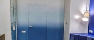 hidden doors with gradient