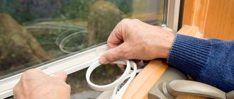 Seal the windows with soap and cloth for the winter